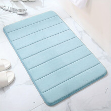 Tapis de douche absorbant, tapis de bain ultra doux à séchage rapide, tapis de bain antidérapant avec envers en PVC, lavable en machine.