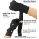 Compression Gloves with Strap Fingerless Wrist Hand Thumb 4