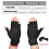 Compression Gloves with Strap Fingerless Wrist Hand Thumb 6