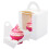 100 PCS Single Cupcake Boxes White Individual Cupcake Carrier Holders with Window Inserts for Bakery Wrapping Packaging 4