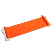 Under Desk Foot Hammock, Adjustable Height Airplane Foot Rest for Travel and Office, Orange