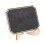 80 Pack  Chalkboards with Support Easels Stand,Place Cards Small Rectangle Little Wood Blackboard 4