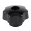 12 Pcs M10 Female Thread Nuts 50mm Plastic Star  Clamping Knob Grip 2