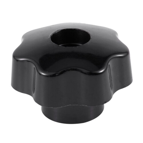 12 Pcs M10 Female Thread Nuts 50mm Plastic Star  Clamping Knob Grip 1
