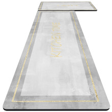 Tapis de cuisine rembourré, anti-fatigue, antidérapant et confortable pour évier de cuisine et buanderie. Facile à nettoyer, imperméable et