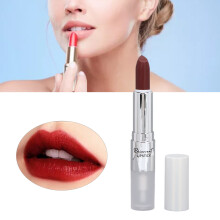 Langhaftiges Lippenstift- und Lipgloss-Set 3,9g/3g Braunrot Glättend