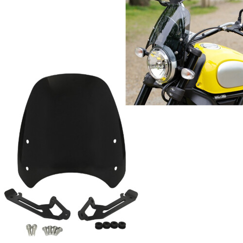 Motorcycle Windshield Shield Fairing Windscreen Wind Deflectors for  Scrambler 400 800 2015-2021