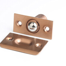 Closet Door Ball Catch Door Latch Spring Loaded Concealed Black for Closet and Bathroom Doors