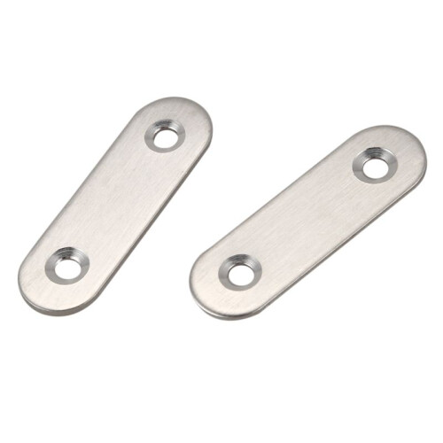 50mmx16mm Straight Repair Joining Mending Flat Plate Bracket 30pcs 2