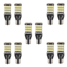 10Pcs T15 W16W LED Backup Light Bulb 920 921 912 Error Free 4014 45Smd Highlighting Brake Light Bulb Dc12V