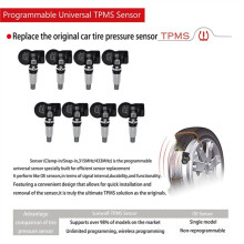 8pcs Universal Programmable MX Sensor 315MHZ+433MHz 2 in 1 for Autel Tool TS408 TS508 ITS600TPMS Tire Pressure Sensor