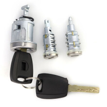 Complete Set Ignition Door Trunk Lock Cylinder for Brava Doblo Palio Siena Perla GT15R