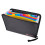 Fireproof Expanding File Folder 2192F, Waterproof Zipper, A4, 12 Pockets, MultiColored 1