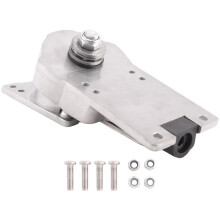Ankomst Surf Skate Trucks Legering 7-Tums Land Surfboard Skateboard FäSte Bas Svart C7 Bridge Spring Bracket, Silver