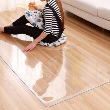 Chair Mat for Hard Floors, Clear PVC AntiSlip Office Desk Floor Protector, 80x120cm, 1.5mm Thick