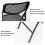 Folding Chairs Set of 6 White, Lightweight Indoor Outdoor Seating, Stackable Storage, Quick Setup 5