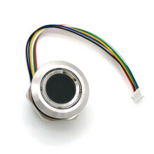 R503 Indicador de Anillo RGB Redondo Circular Control LED DC3.3V MX1.0-6Pin EscáNer de Sensor de MóDulo Capacitivo de Huellas Dactilares, 15Mm