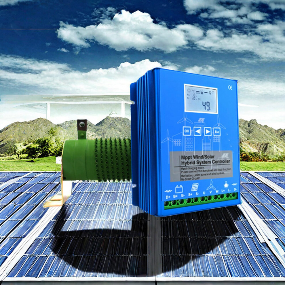 Wind Solar Hybrid Charge Controller 12V Mppt 14000W With Dump Load For Offgrid Rv Boat 9092120959130