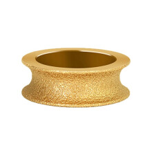 Muela Abrasiva de Piedra de Amoladora Angular de Diamante Soldada en Oro de 20 mm de Espesor Utilizada para Herramienta de Muela Abrasiva de Amoladora