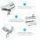 Perforator 1/4 Inch, Heavy-Duty Perforator, Draagbare Draagbare Handheld Lang, 2 Inch Diep (6 Mm) 6