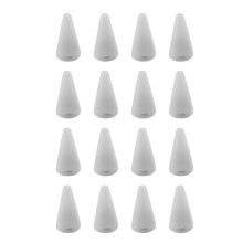 16 Stycken Nail Rhinestones Picker ErsäTtningshuvud Tips för Nagelprickande Penna för Att Plocka Upp Nagelstenar, ErsäTtningshuvud