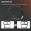 For  Explorer 2011 - 2015 Car Interior Console Navigation Cover Frame Trim Car Accessories 5
