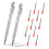 2 Packs Tungsten Carbide Scriber with Magnet, with Extra 10 Replacement Marking Tip, Metal Etching Pen 2