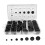 170Pcs 7 Sizes Rubber Grommet Assortment Kit, Firewall Hole Plug Set Electrical Wire Gasket Solid Hole Plugs Set 1