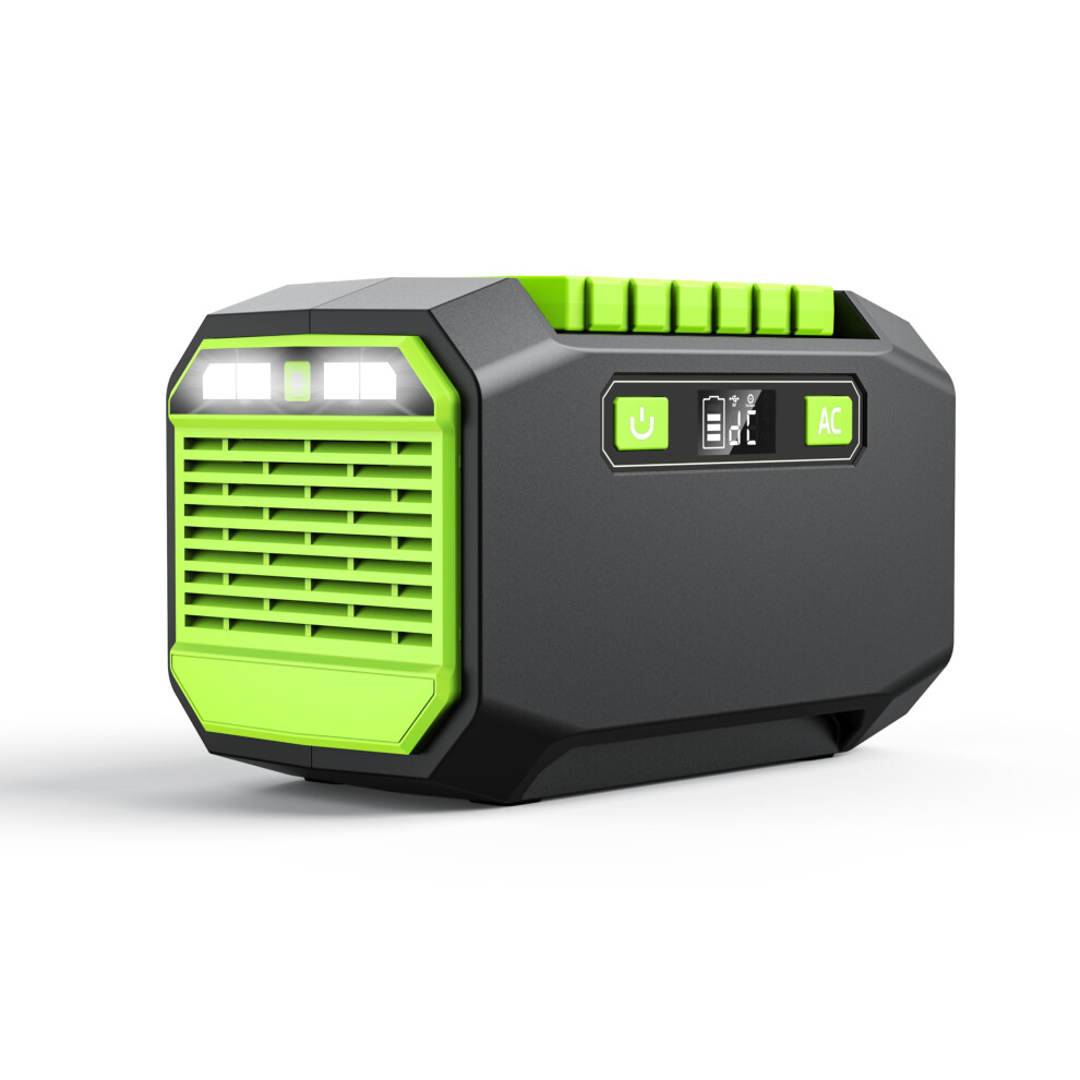 200W Portable Power Station With Led For Camping, Travel And Emergency Backup Light 9092120959932