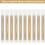 10Pcs Impulse Sealer Replacement Parts 8 Inch Heat Seal Strips Replacement Elements Grip Impulse Sealer Heating Elements 3