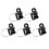 5Pcs Universal Bike Trailer Hitch Coupler for  Chariot and Coaster Trailers 1