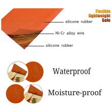 2 Pezzi Cuscinetto Riscaldante in Gomma Siliconica, 12V 30W Tappetino Riscaldante Coperta Elettrica Tappetino Flessibile 200 Max (100X100Mm)
