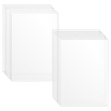 60PCS Heat Clear Acetate Sheets for Crafts, Transparent  Plastic Sheets, for DIY Cards Photo Albums Photo Frame