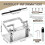 Leather Splitter with Pulling Handle Leather Skiver Cutting Machine Leatherworking Tool Set for DIY Thinning 7