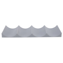 European Style Wine Rack, 4 Pieces of Plastic Beer Wine Bottle Rack Display Rack Kitchen Dark Grey