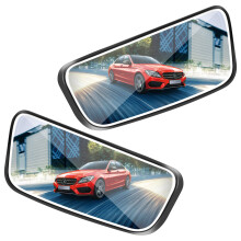 Car Rearview Mirror 360 Degree Adjustable Glass Car Rearview Mirror Auxiliary Wide-Angle Rearview Mirror