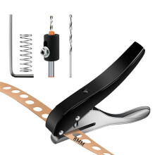 8mm Heavy Duty Single Hole Puncher for Paper Crafting,20 Sheet Punch Capacity,Round Puncher Plier Paper Cutter