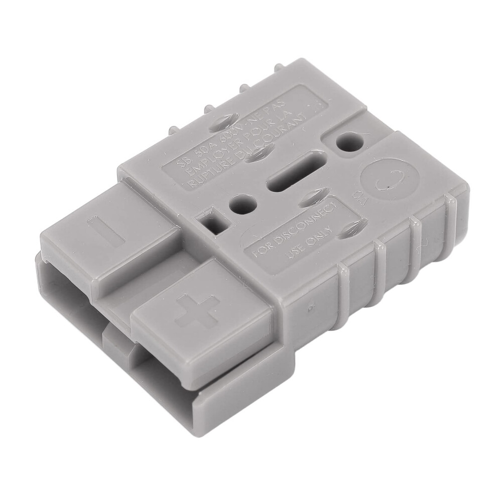 Sb50a 50A Battery Connector Kit, 600V Quick Disconnect Plug, Gray, 2 Crimp Terminals 9771547331131