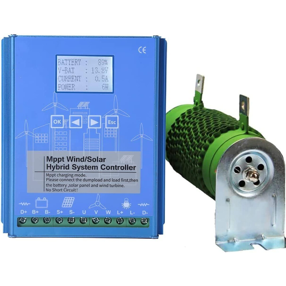 48V 8000W Mppt Solar Wind Hybrid Charge Controller, Offgrid Boost Charging Regulator 9092120960464