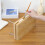 Bookbinding Plastic Bone Folder Creaser Waxed Thread Tools with Portable Binding Press Machine of Paulownia Wood 3