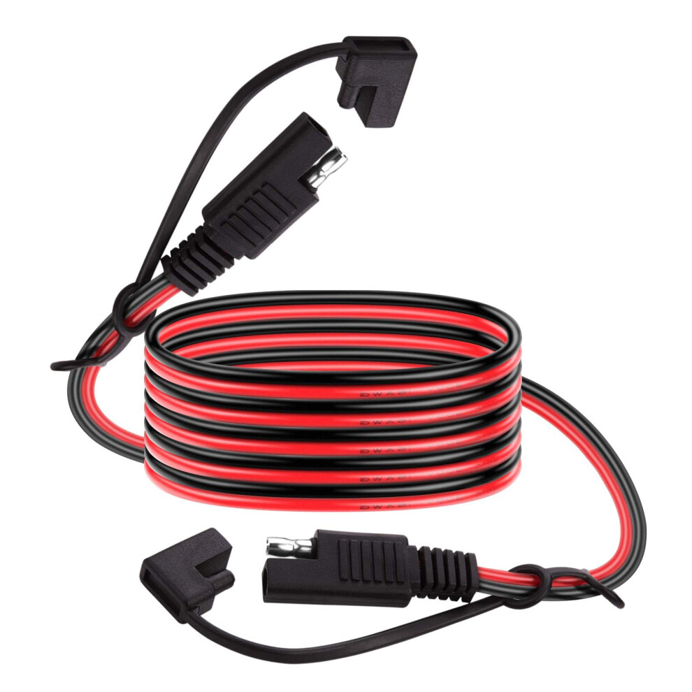Sae To Sae Extension Cable 15Ft 16Awg Quick Disconnect Wire For Automotive Motorcycle Solar Panel 9771547331339