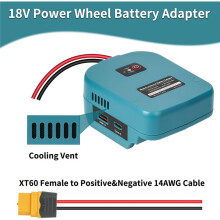 18V to 12V Step-Down Converter for 18V LXT Battery for Power Adapter Wheel, 12V 120W Buck Converter Regulator