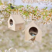 Nesting Box for Tits, Nesting Box Kit Robin, Bird House, for Hanging, Nesting Boxes for Birds Bird House