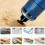 Countersink Drill Bit Set, Precise Drilling, Countersink Drill Bit with 1/4" Hex Shank, Countersink Wood Drill Bit 5