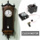 Nonhook Clock Movement Wall Clock Mechanism Quartz Movements Clock Replacement Parts Alarm Clocks Home Decor 6