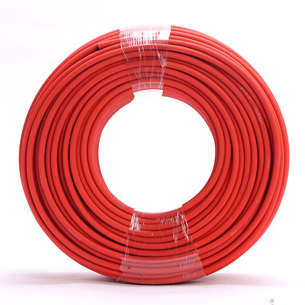 Solar Panel Extension Cable 14Awg 2.5Mm2 50M/164Ft Red Solar Wire For Automotive Rv Boat Marine 9092120960914