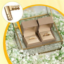 20Pcs Brass Hinge Hidden Invisible Concealed Hinges 20x4mm Hidden Hinge for Jewelry Box Cabinet Door Hinges Woodworking