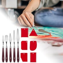 11 Pcs Palette Set,Painting Accessories for Oil Acrylic Canvas Painting Color Mixing Thick Paint Applications