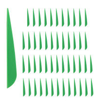 Arrows Vanes 4 Inch Plastic Feather Fletching voor Doe-Het-Boogschieten Pijlen 50 Pack (Groen)