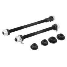 1 Pair Bicycle Wheel Hub Axle Front Rear Steel Solid Spindle Shaft Vintage BMX for MTB Road Skewer 150mm 180mm